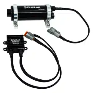 Fuelab High Efficiency EFI In-Line Twin Screw Brushless Fuel Pump; -8AN; 400 LPH (Universal; Some Adaptation May Be Required)