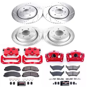 PowerStop Z23 Brake Kit F150 front and rear brake rotor pad and caliper upgrade