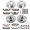 PowerStop Z36 Extreme Truck and Tow 6-Lug Brake Rotor and Pad Kit; Front and Rear (04-08 2WD/4WD F-150)