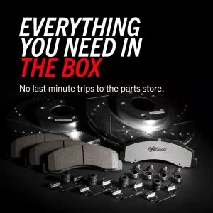 Alternative view of PowerStop Z36 Extreme Truck and Tow 6-Lug Brake Rotor and Pad Kit; Front and Rear (04-08 2WD/4WD F-150)