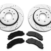 C&L Super Sport HD Brake Rotor and Pad Kit; Front (10-20 F-150)