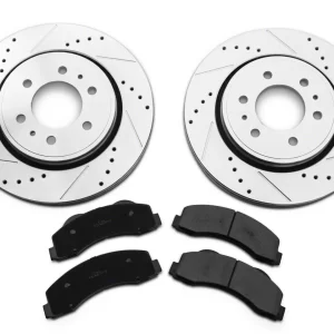 C&L Super Sport HD Brake Rotor and Pad Kit; Front (10-20 F-150)
