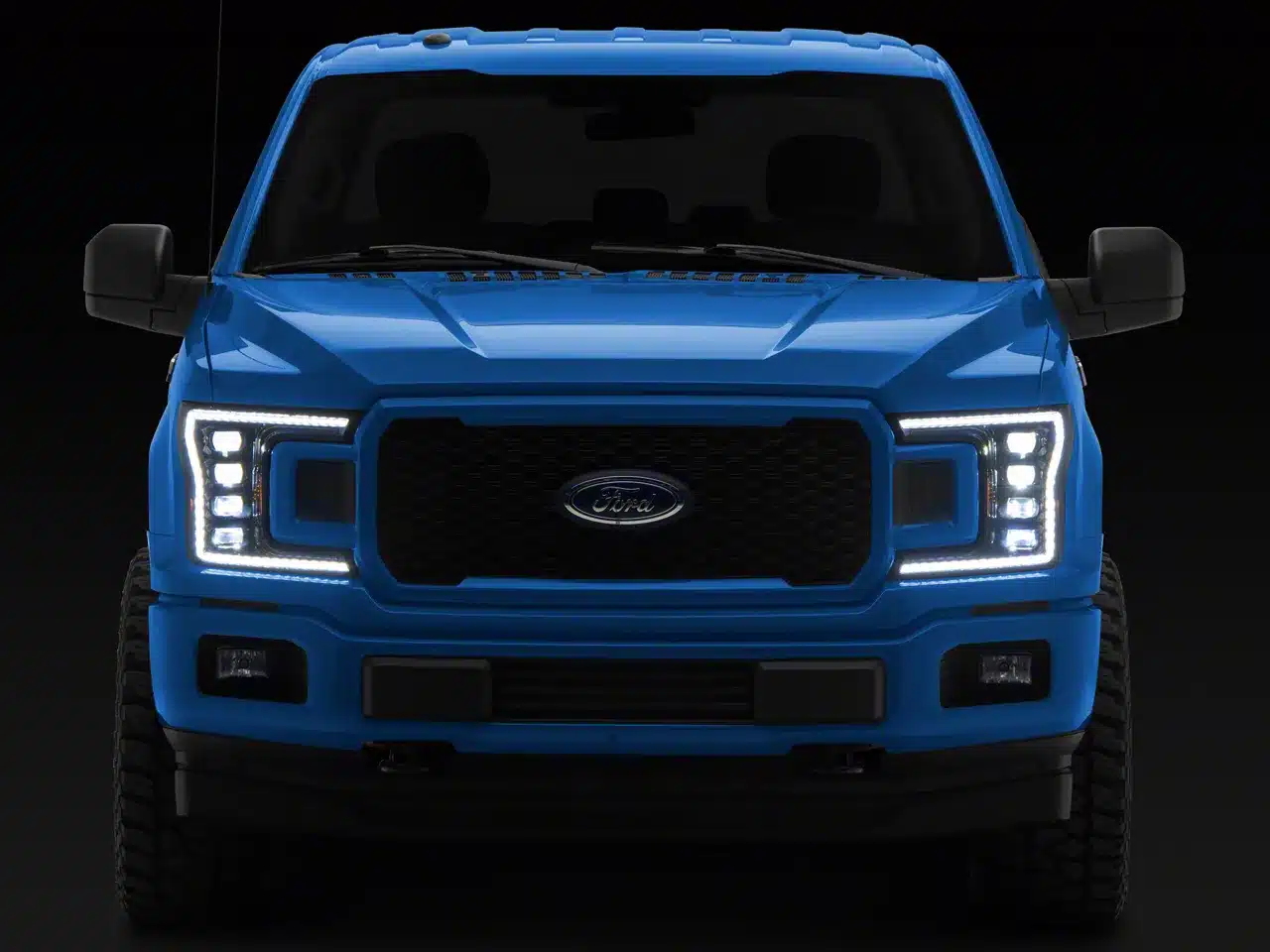 Raxiom CXR Series V2 LED Headlights; Black Housing; Clear Lens - Image 2