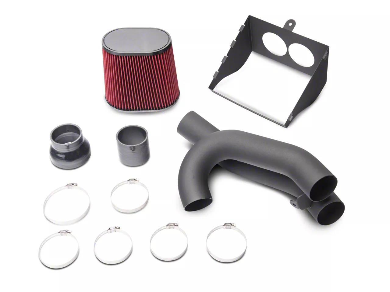 RedRock Cold Air Intake; Wrinkle Black (15-26 2.7L EcoBoost F-150) - Image 2