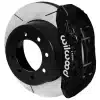 Wilwood Tactical Extreme TX6-DM Rear Big Brake Kit with 15.50-Inch Slotted Rotors; Black Calipers (23-26 4WD F-250 Super Duty SRW)