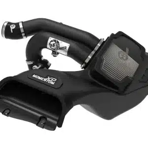 AFE Momentum XP Cold Air Intake with Pro DRY S Filter; Black (21-26 3.5L EcoBoost F-150)