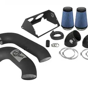 Alternative view of AFE Magnum FORCE Stage-2 ST Cold Air Intake with Pro 5R Oiled Filter; Black (17-20 3.5L EcoBoost F-150, Excluding Raptor)