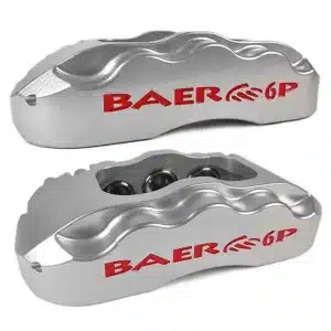 Baer Extreme+ Rear Big Brake Kit with 15-Inch Rotors; Silver Calipers (04-14 F-150; 15-18 F-150 w/ Manual Parking Brake)
