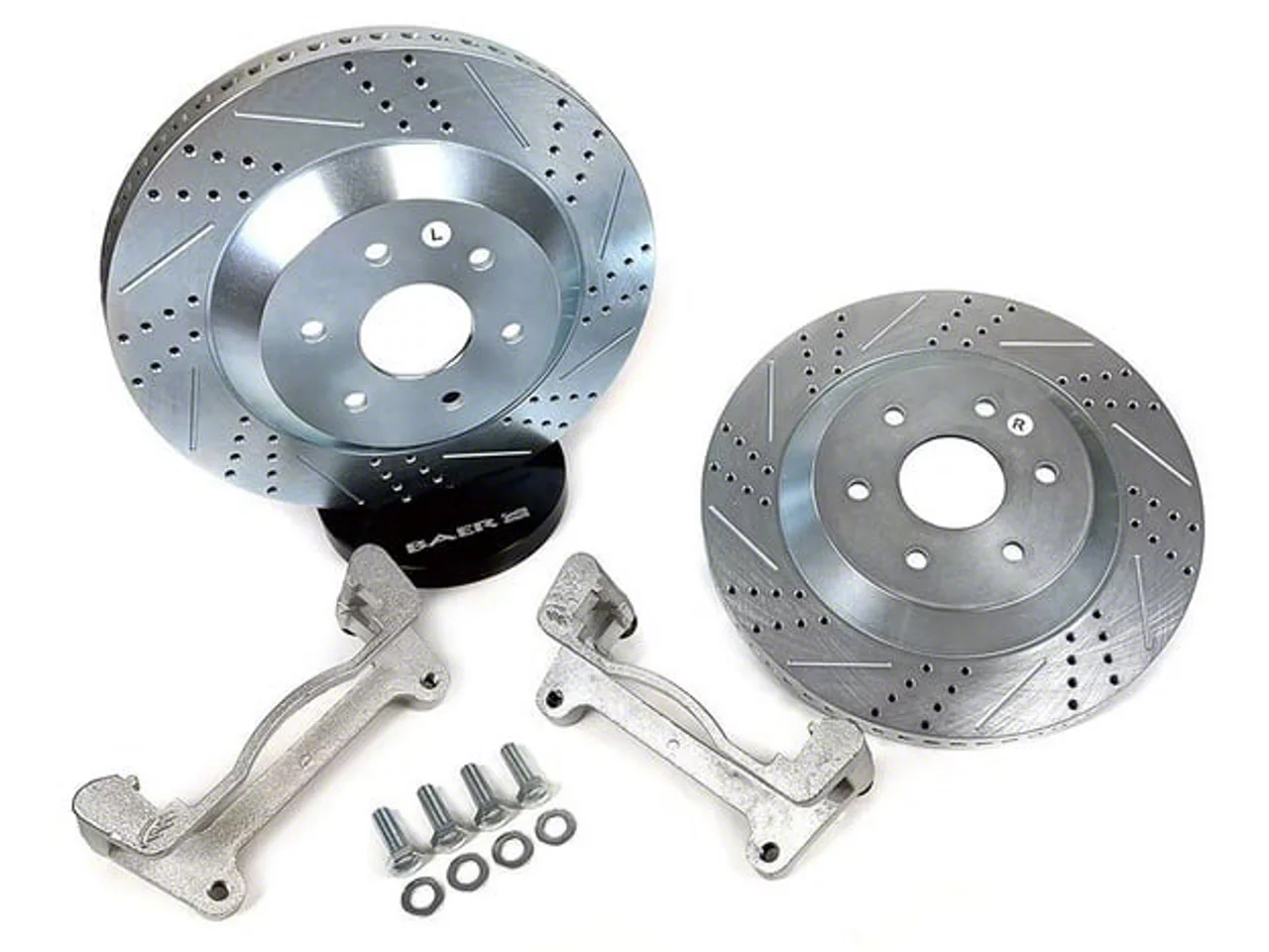 Baer BIG Claw Performance Drilled and Slotted 6-Lug Rotors; Front Pair (21-26 F-150)