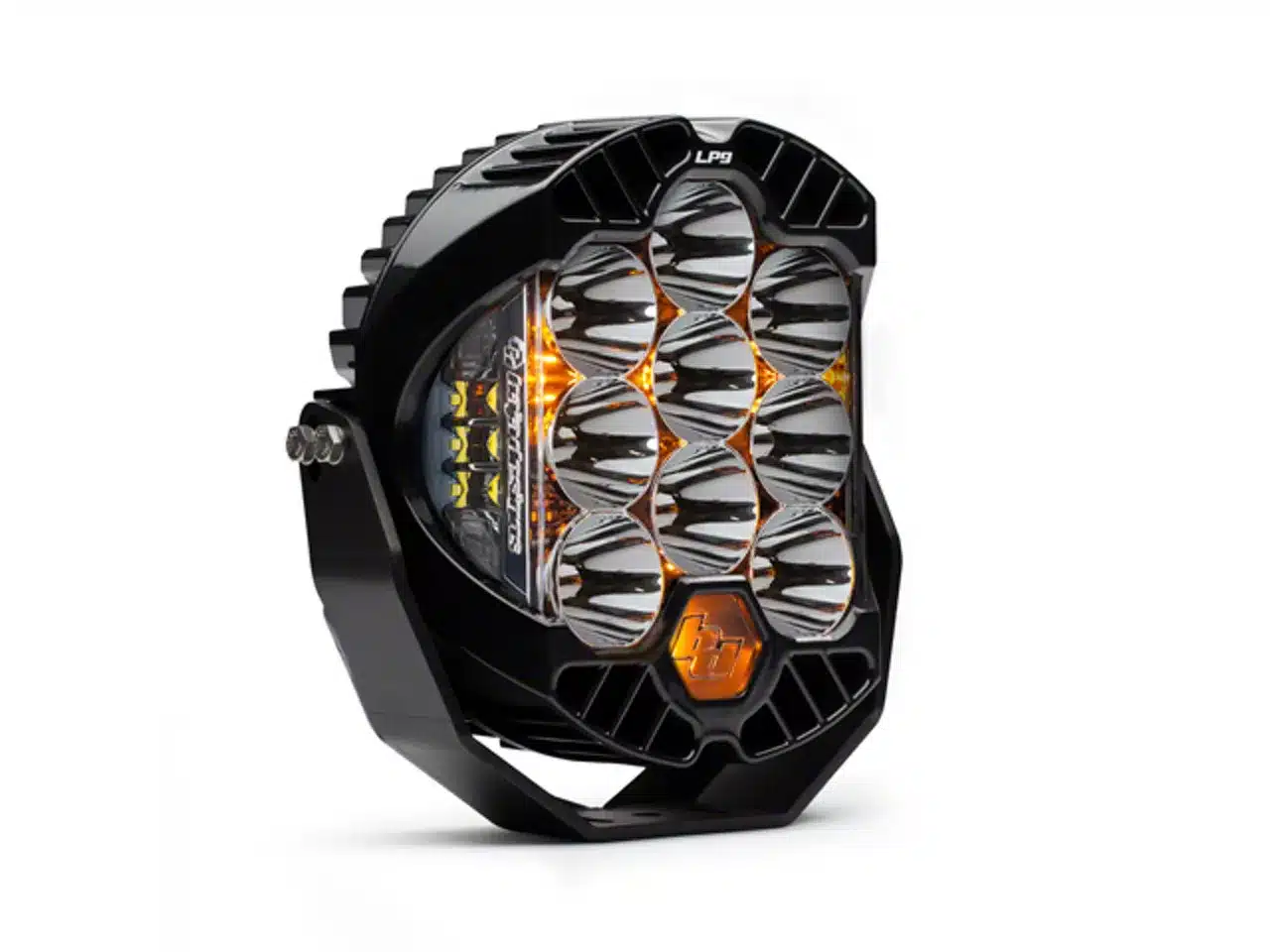Baja Designs LP9 Pro LED Auxiliary Light Pod with Amber Backlight; Spot Beam; Amber (Universal; Some Adaptation May Be Required)
