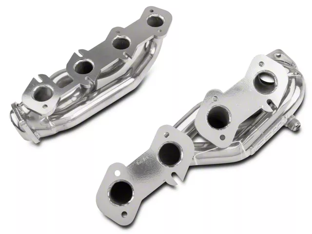 BBK 1-5/8-Inch Tuned Length Shorty Headers; Polished Silver Ceramic (97-03 4.6L F-150) - Image 4