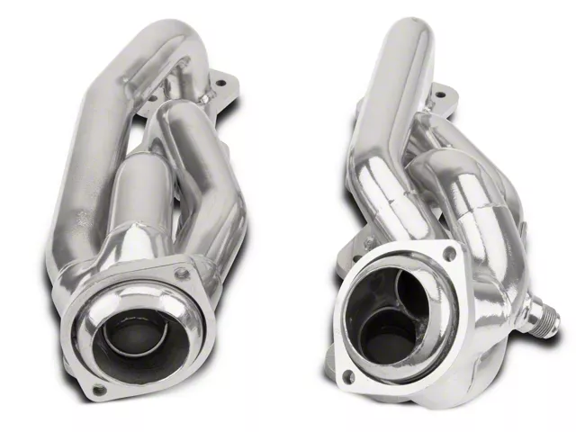 BBK 1-5/8-Inch Tuned Length Shorty Headers; Polished Silver Ceramic (97-03 4.6L F-150) - Image 3