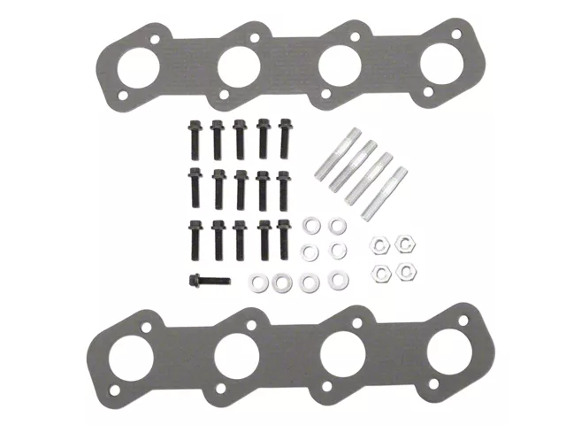 BBK 1-5/8-Inch Tuned Length Shorty Headers; Polished Silver Ceramic (97-03 4.6L F-150) - Image 2