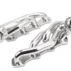 BBK 1-5/8-Inch Tuned Length Shorty Headers; Polished Silver Ceramic (99-03 5.4L F-150)