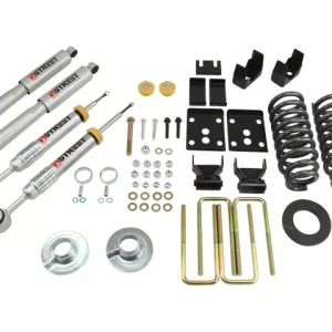 Belltech Stage 3 Lowering Kit with Street Performance Shocks; 2 or 3-Inch Front / 5.50-Inch Rear (09-13 2WD F-150 w/ Short Bed)