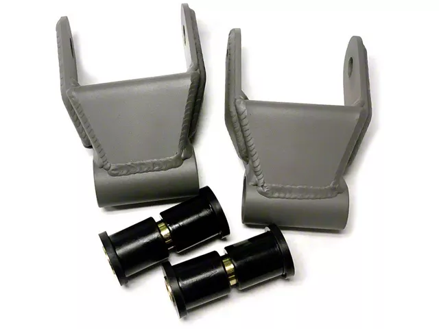 Camburg Extended Length Leaf Spring Shackle Kit; MIG Welded (15-26 F-150)
