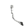 Corsa Performance Sport Single Exhaust System with Twin Black Tips; Side Exit (21-26 3.5L EcoBoost F-150, Excluding Raptor & Tremor)