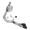 Corsa Performance Xtreme Single Exhaust System with Black Tips; Middle Side Exit (21-26 5.0L F-150, Excluding Tremor)