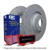 EBC Brakes Stage 15 Orangestuff 6-Lug Brake Rotor and Pad Kit; Rear (12-14 2WD/4WD F-150; 15-20 F-150 w/ Manual Parking Brake)