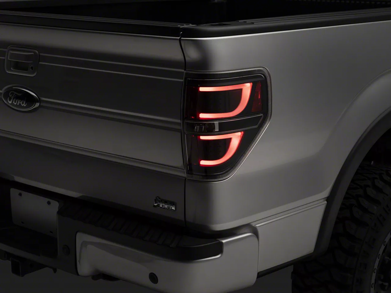 Raxiom G2 LED Tail Lights; Black Housing; Clear Lens (09-14 F-150 Styleside) - Image 2