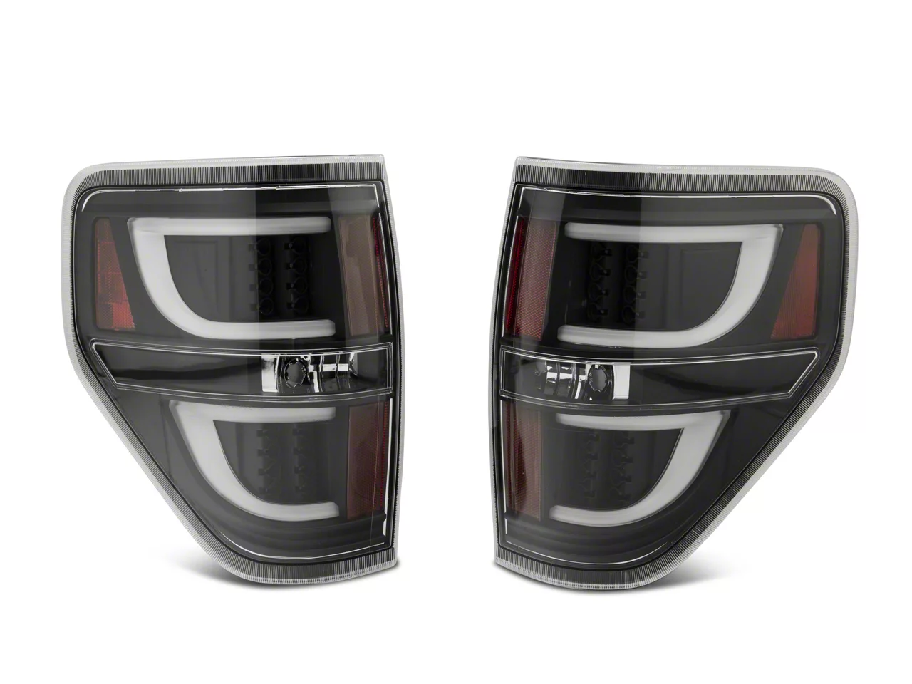 Raxiom G2 LED Tail Lights; Black Housing; Clear Lens (09-14 F-150 Styleside) - Image 3