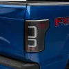 Raxiom G3 LED Tail Lights; Black Housing; Clear Lens (15-17 F-150 w/ Factory Halogen Non-BLIS Tail Lights)