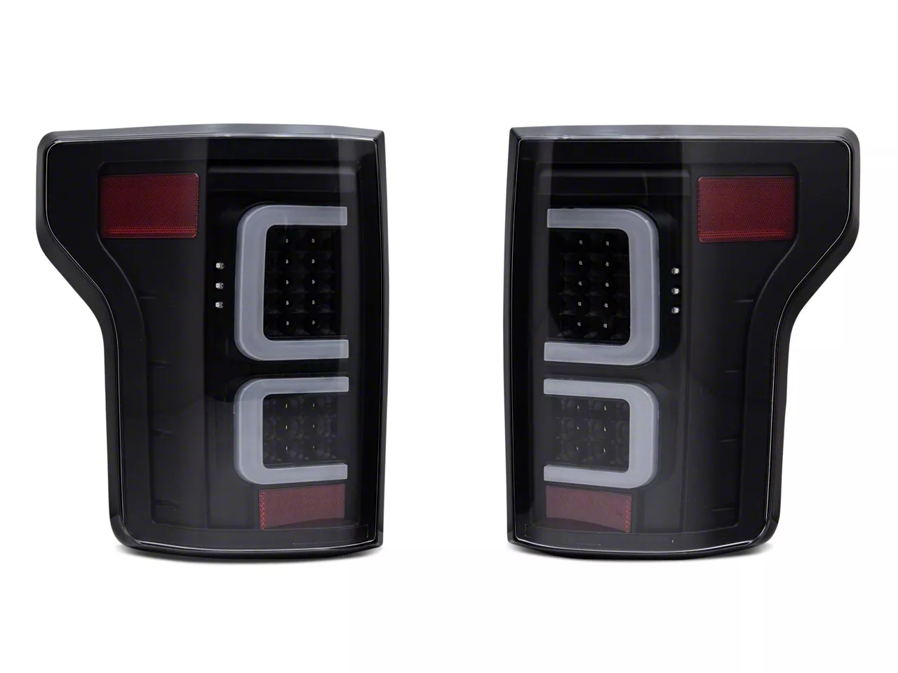 Raxiom G3 LED Tail Lights; Black Housing; Clear Lens (15-17 F-150 w/ Factory Halogen Non-BLIS Tail Lights) - Image 3