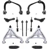 Front Upper and Lower Control Arms with Sway Bar Links and Tie Rods (05-08 2WD F-150)