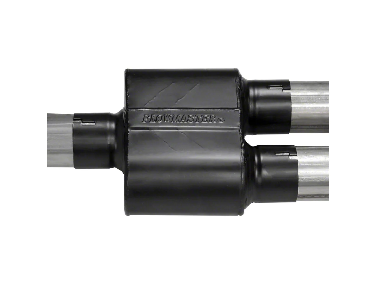 Flowmaster Outlaw Dual Exhaust System with Black Tips; Side/Rear Exit (21-26 5.0L F-150, Excluding Tremor) - Image 4