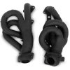 Flowtech 1-1/2-Inch Shorty Headers; Black Painted (97-02 4.6L F-150)