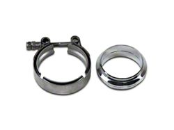 Granatelli Motor Sports 2.50-Inch Mating Flat Flange with V-Band Exhaust Clamp; Stainless Steel
(Universal; Some Adaptation May Be Required)