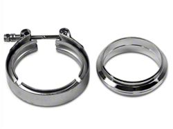 Granatelli Motor Sports 2.50-Inch Mating Flat Flange with V-Band Exhaust Clamp; Mild Steel
(Universal; Some Adaptation May Be Required)