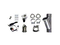 Granatelli Motor Sports Manual Exhaust Cutout; 2.50-Inch Aluminized Steel; Single
(Universal; Some Adaptation May Be Required)