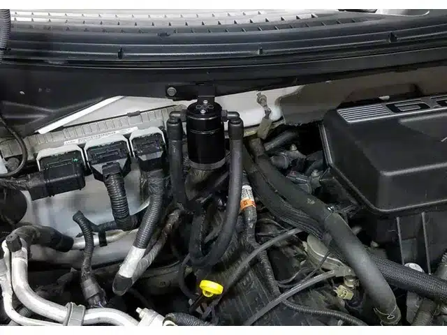 J&L 3.0 Oil Separator; Black Anodized; Passenger Side(10-14 6.2L F-150; 11-14 5.0L F-150)Find parts that fit my vehicle