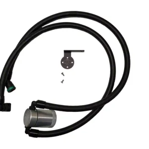J&L 3.0 Oil Separator; Clear/Satin Anodized; Passenger Side(21-26 3.5L PowerBoost F-150)Find parts that fit my vehicle