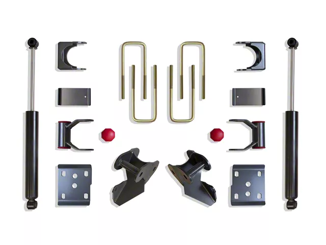 Max Trac Rear Lowering Kit with Shocks; 4-Inch (09-14 4WD F-150, Excluding Raptor)