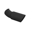 MBRP Angled Cut Rolled End Exhaust Tip; 6-Inch; Black (Fits 5-Inch Tailpipe)