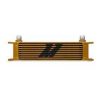 Mishimoto Universal 19-Row Oil Cooler; Gold
(Universal; Some Adaptation May Be Required)