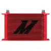 Mishimoto Universal 25-Row Oil Cooler; Red(Universal; Some Adaptation May Be Required)