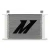 Mishimoto Universal 25-Row Oil Cooler; White(Universal; Some Adaptation May Be Required)