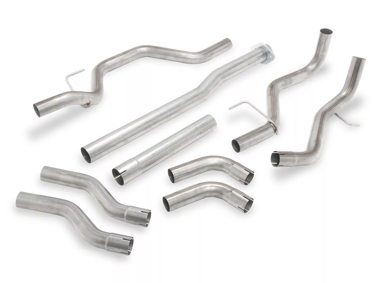C&L Dual Exhaust System with Polished Tips; Side/Rear Exit (11-14 5.0L F-150) - Image 3