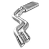 Stainless Works Resonator Dual Exhaust System; Performance Connect; Middle Side Exit (15-20 5.0L F-150)