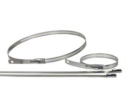 Thermo Tec Snap Strap Exhaust Wrap Fasteners; 9-Inch and 18-Inch
(Universal; Some Adaptation May Be Required)