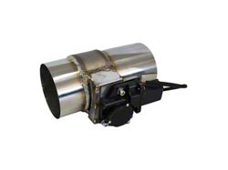 Granatelli Motor Sports Electronic Exhaust Cutout Single System; 4-Inch Aluminized Steel
(Universal; Some Adaptation May Be Required)