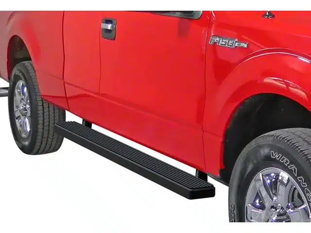 5-Inch iStep Running Boards; Black(09-14 F-150 SuperCab)Find parts that fit my vehicle