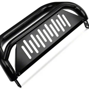 Alternative view of Barricade 3-Inch Bull Bar with Skid Plate; Gloss Black(11-26 2.7L/3.5L EcoBoost F-150, Excluding Raptor)Find parts that fit my vehicle