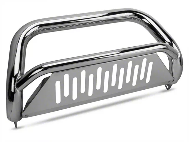 Barricade 3-Inch Bull Bar with Skid Plate; Stainless Steel(11-26 2.7L/3.5L EcoBoost F-150, Excluding Raptor)Find parts that fit my vehicle - Image 3