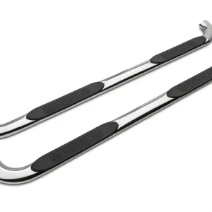 Alternative view of Barricade 4-Inch Oval 90 Degree Bent End Side Step Bars; Stainless Steel(15-26 F-150)Find parts that fit my vehicle