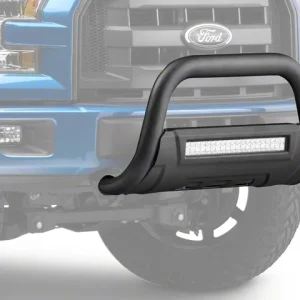 Barricade HD Bull Bar with Skid Plate and 20-Inch Dual-Row LED Light Bar; Textured Black(04-26 F-150, Excluding Raptor)Find parts that fit my vehicle