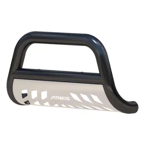 Alternative view of 3-Inch Bull Bar with Skid Plate; Black(04-26 F-150, Excluding EcoBoost, Powerstroke & Raptor)Find parts that fit my vehicle